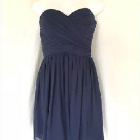 Bill Levkoff Navy Dress Size 6 Worn Once